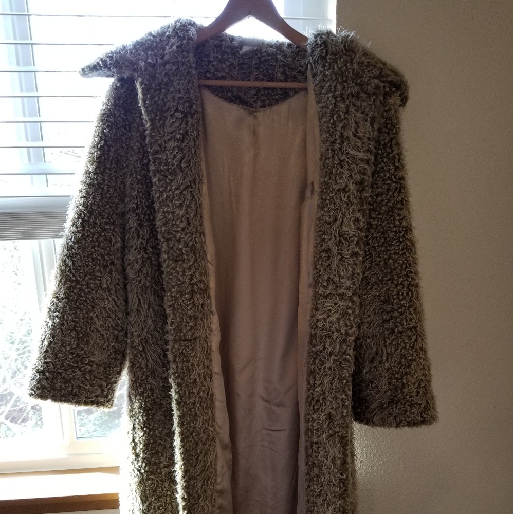 Vintage teddy coat